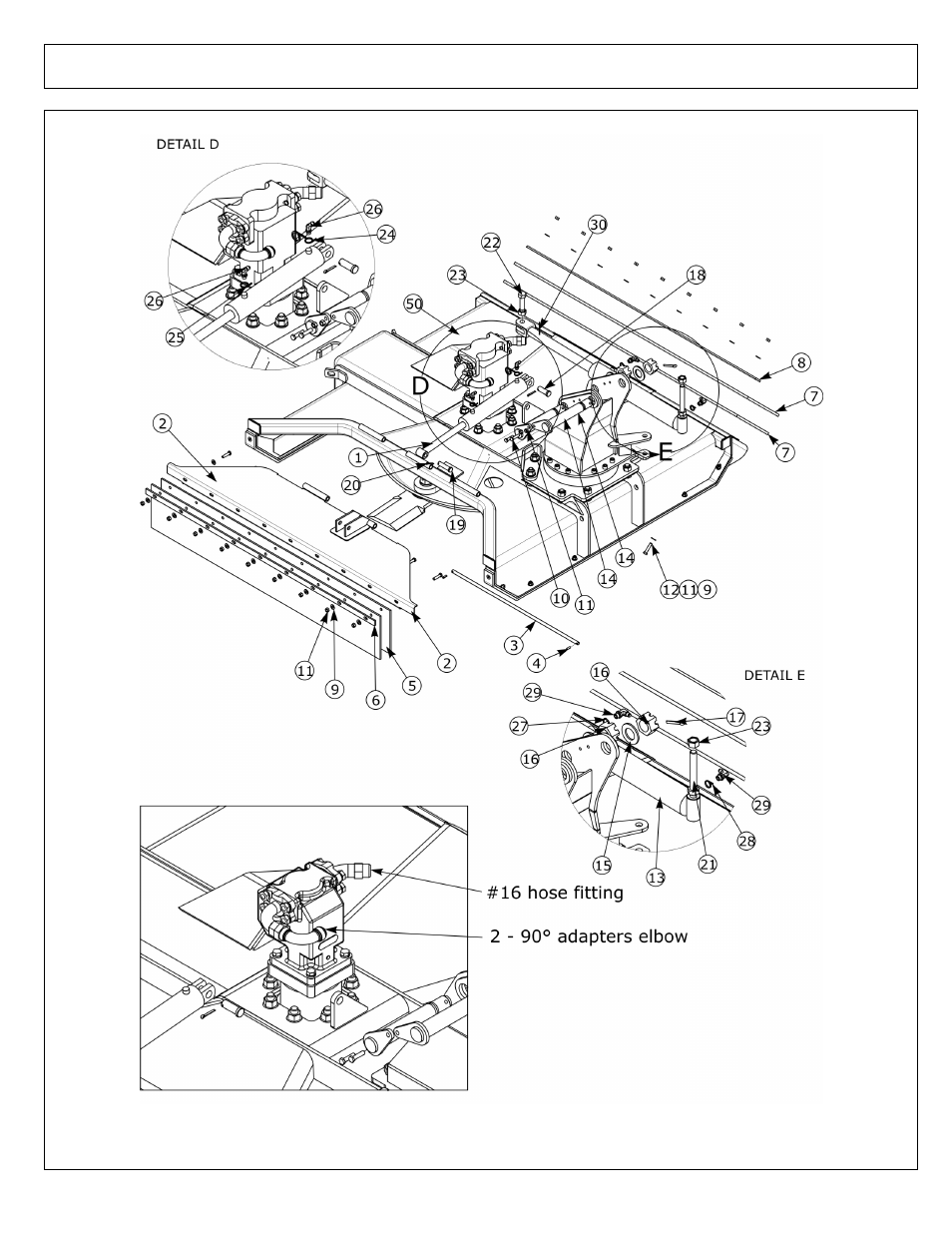 50 in rotary - blade pan head asy (swivel mnt) | Alamo AXTREME2 02988075P User Manual | Page 32 / 174