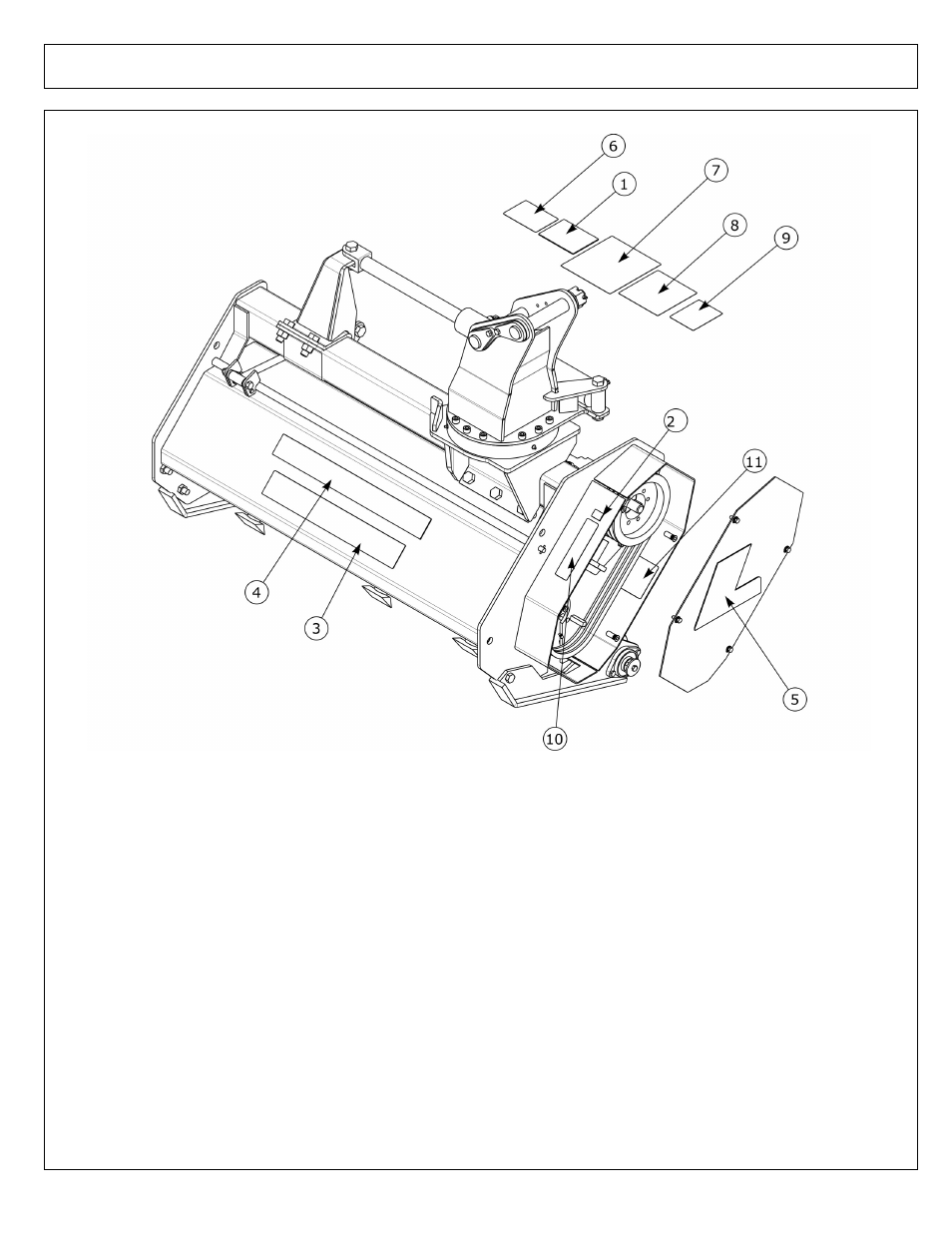Decals - 48 in flail head | Alamo AXTREME2 02988075P User Manual | Page 98 / 174