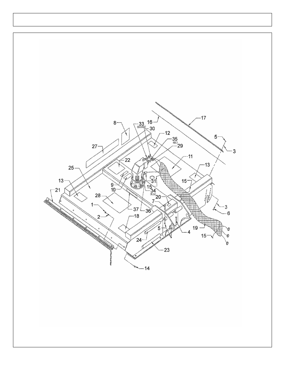 Rotary head asy (new style) | Alamo Brahma 02968822P User Manual | Page 48 / 64