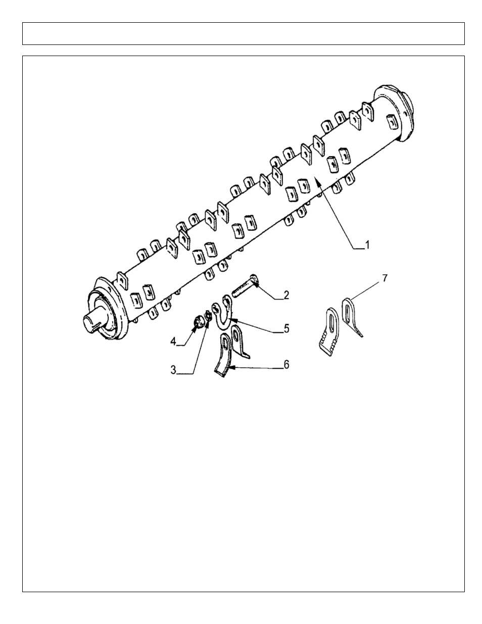 Rotor shaft asy - flail head 60 inch | Alamo Brahma 02968822P User Manual | Page 54 / 64