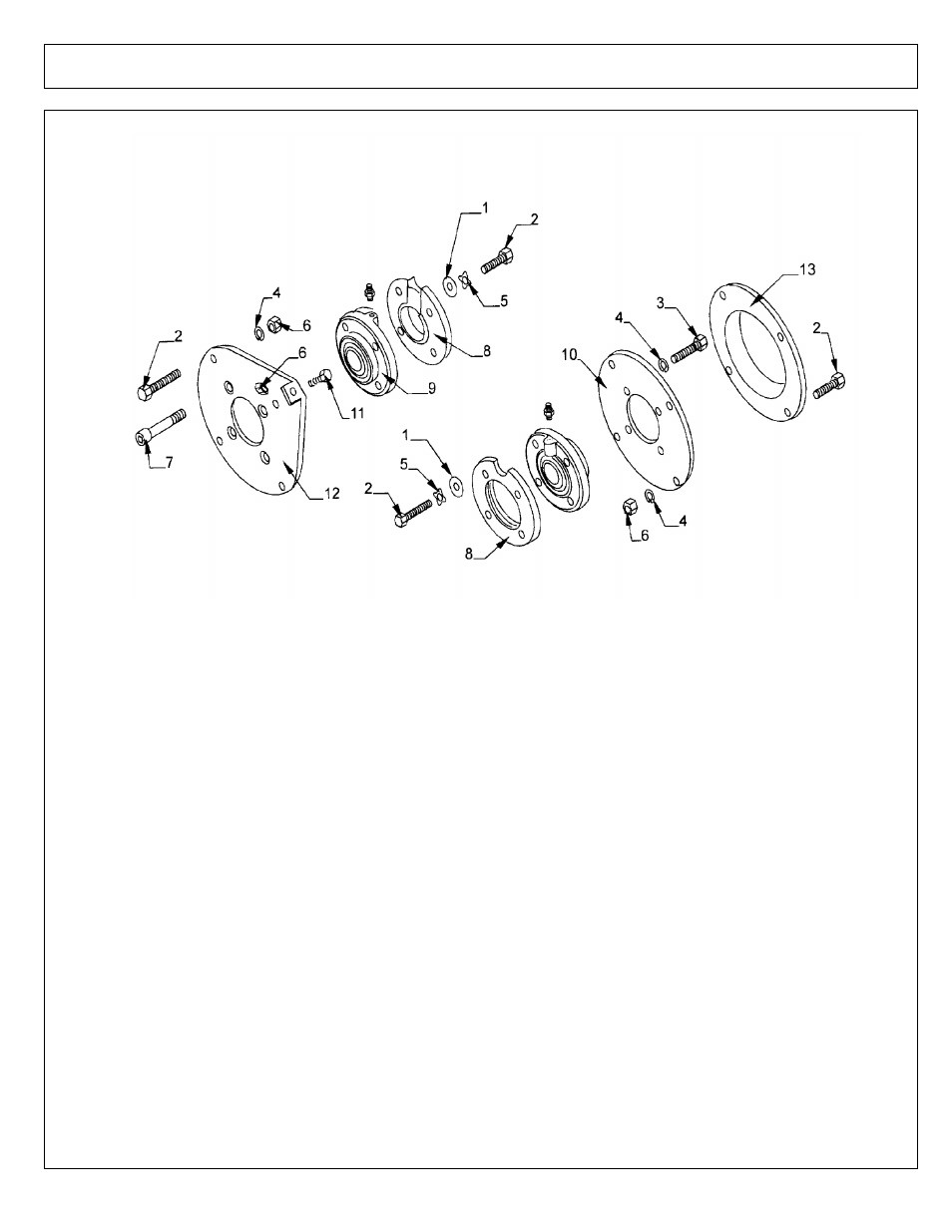 Bearing asy - 1500 flail head | Alamo Brahma 02968822P User Manual | Page 6 / 64