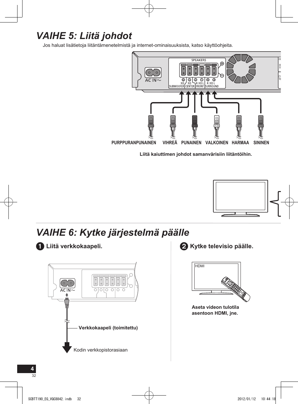 Panasonic SCBTT190EG User Manual | Page 32 / 36