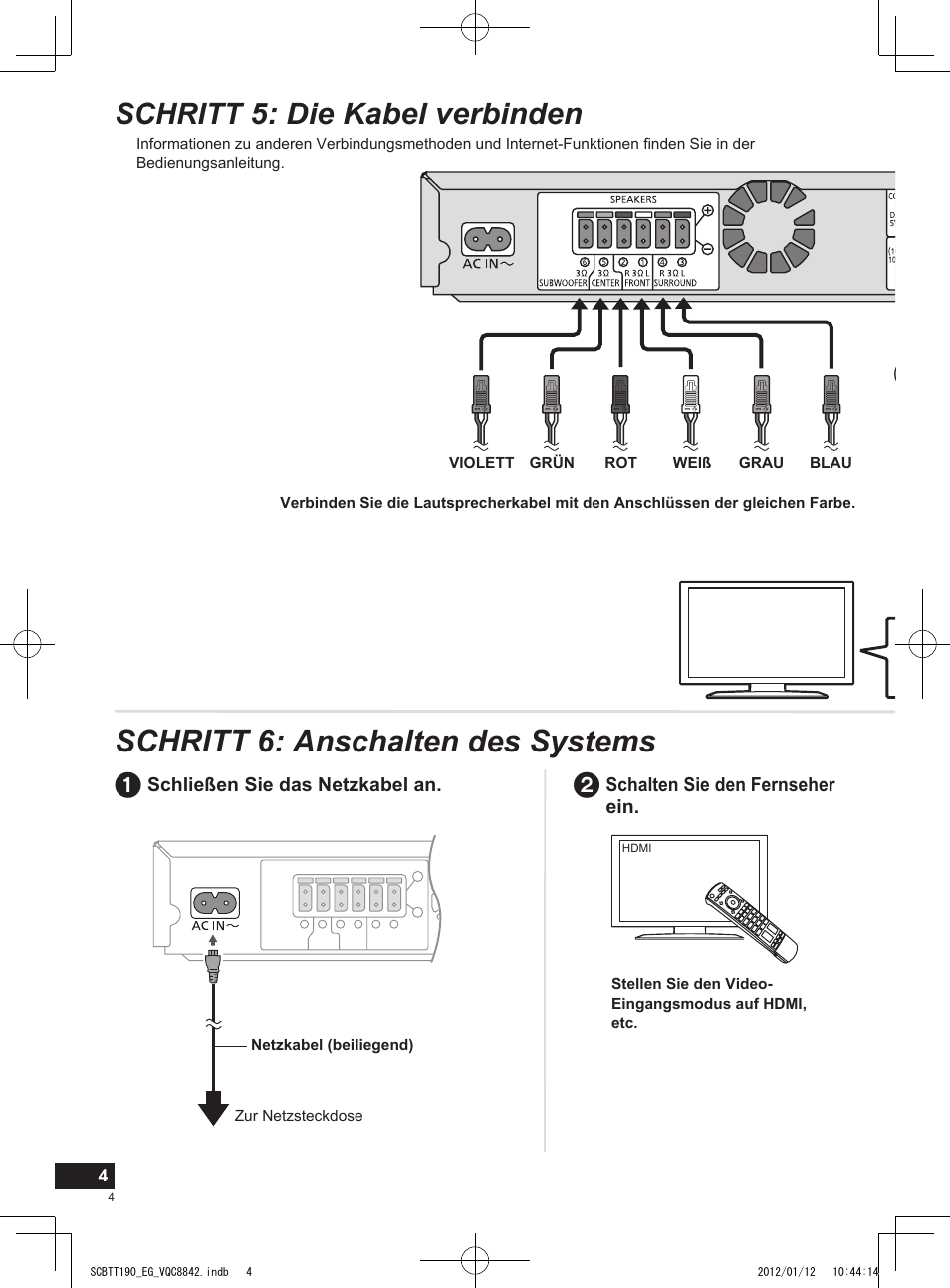 Panasonic SCBTT190EG User Manual | Page 4 / 36