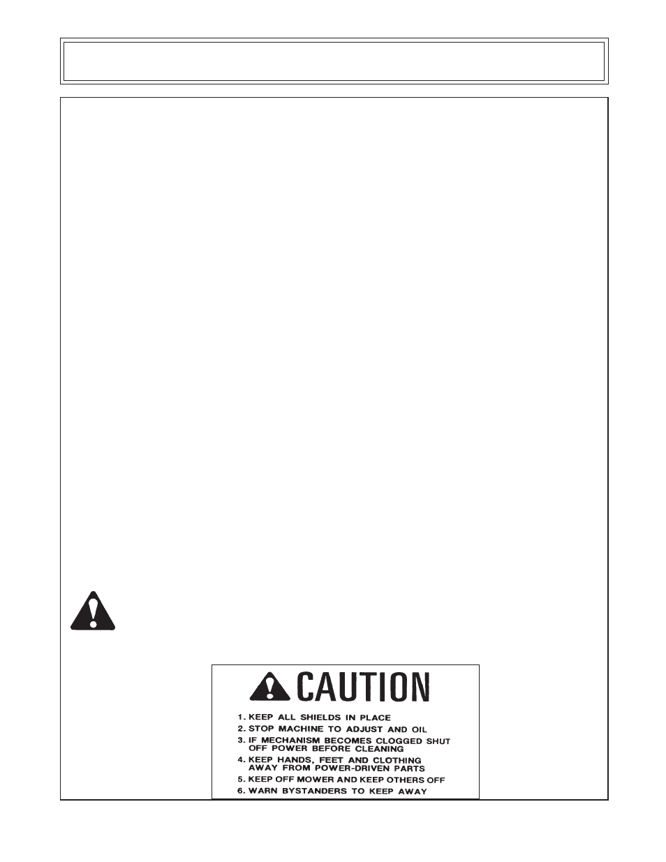 Specifications - switch blade, Required of the owner, Required of the operator | Safety recommendations | Alamo JD-5225 User Manual | Page 11 / 104