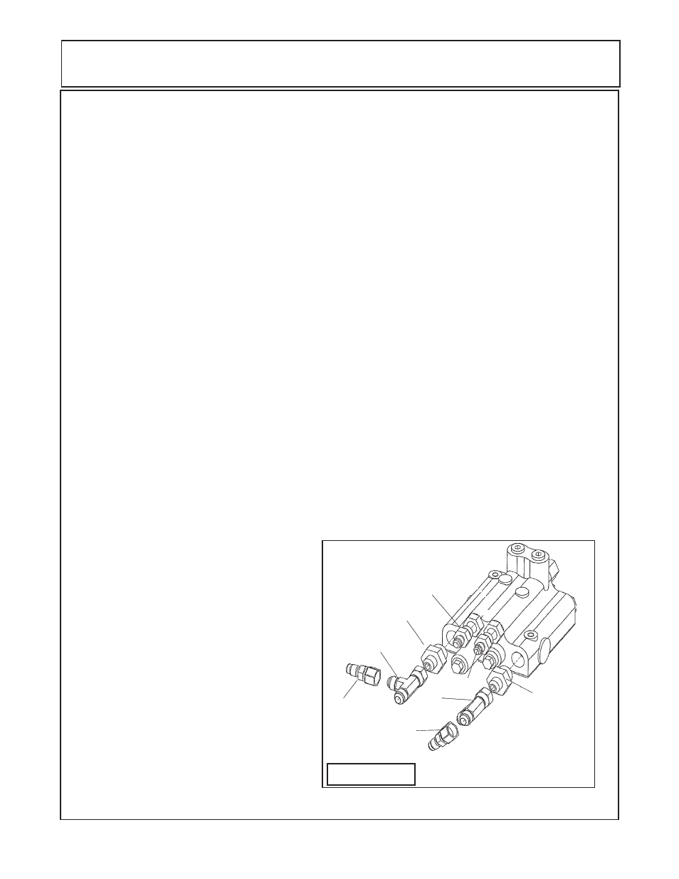 Control valve & valve controls installation, Two spool control valve, Figure 1 | Alamo JD-5225 User Manual | Page 40 / 104