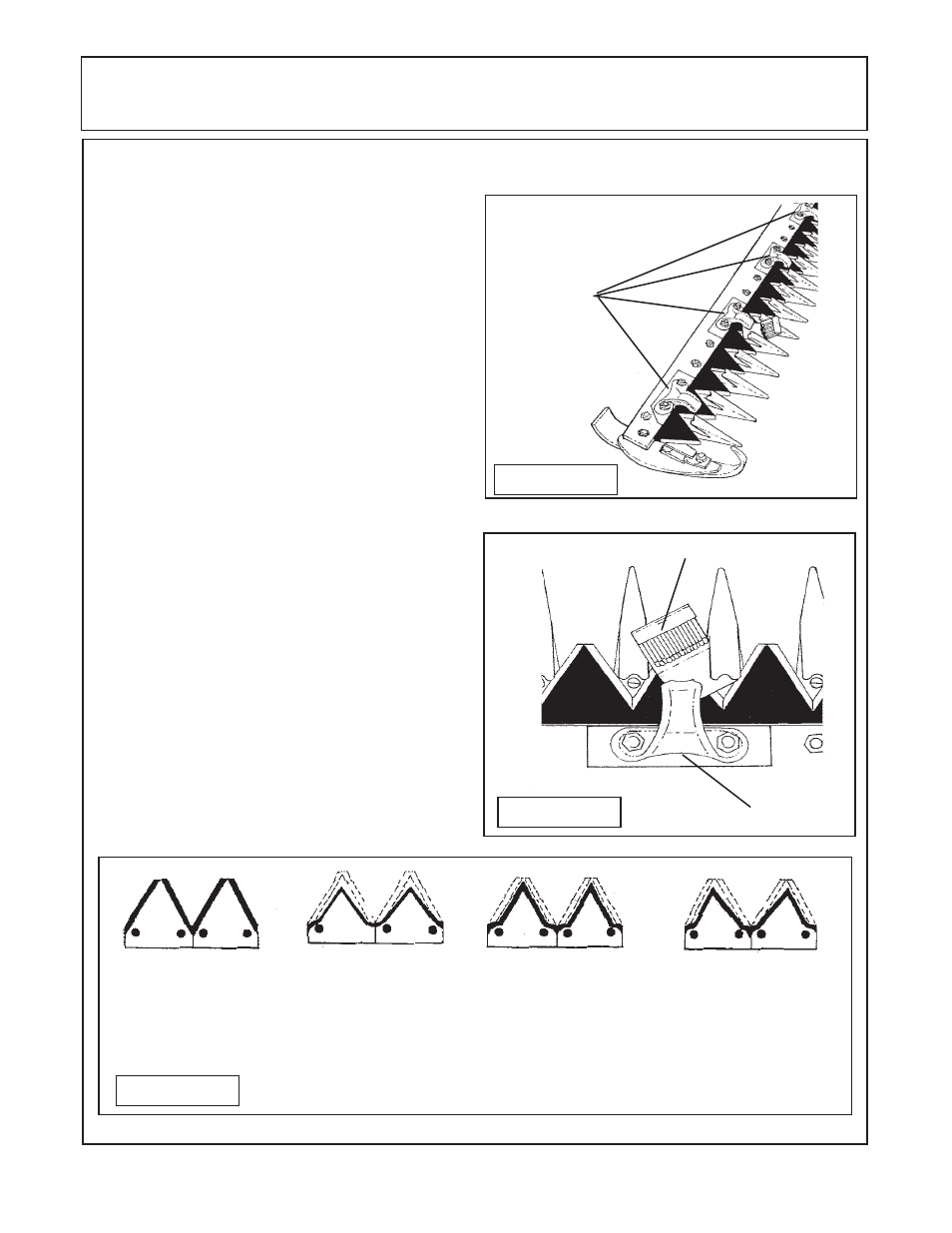 Cutter bar adjustments | Alamo JD-5225 User Manual | Page 58 / 104