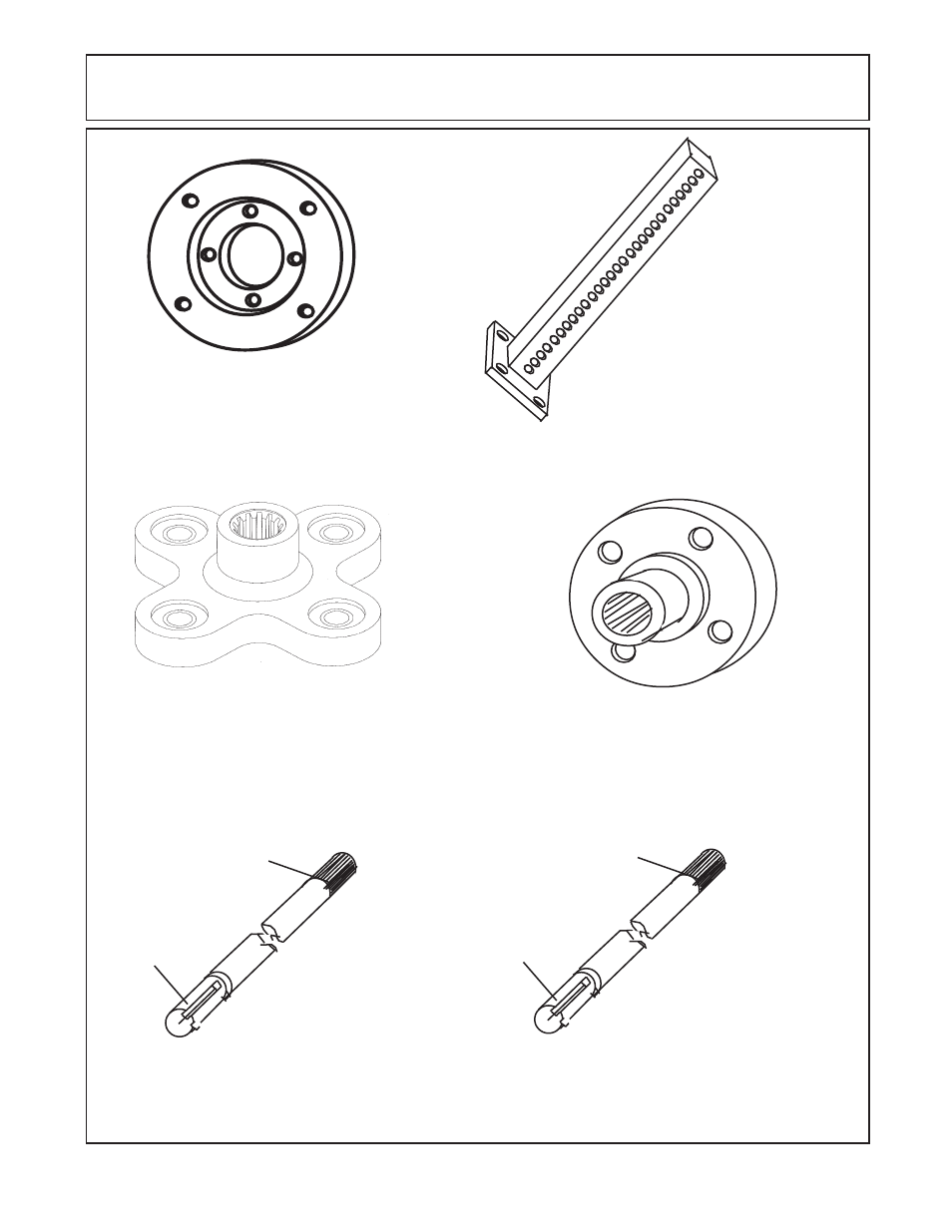 Mount kit component identification | Alamo JD-5225 User Manual | Page 89 / 104