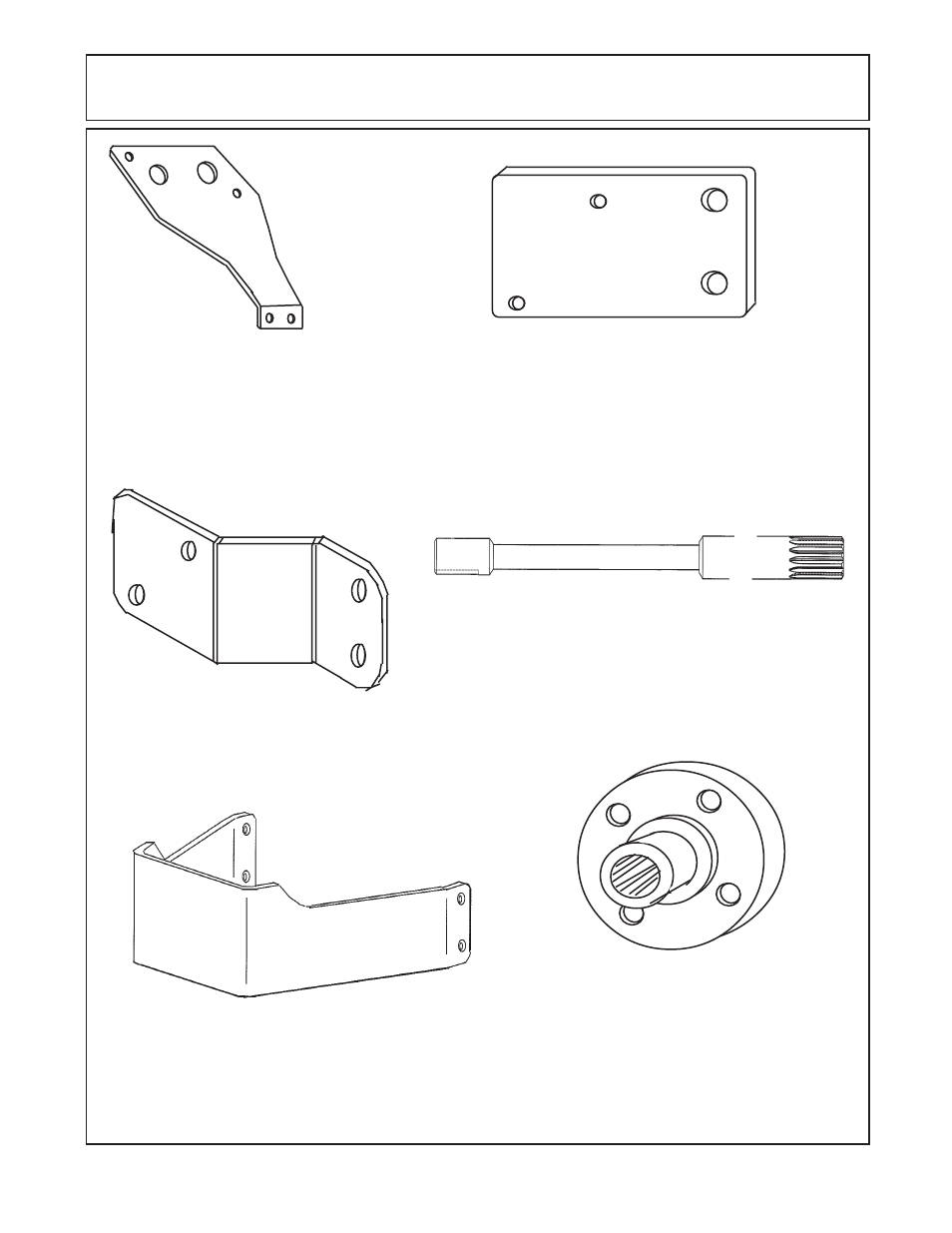 Mount kit component identification | Alamo JD-5225 User Manual | Page 91 / 104