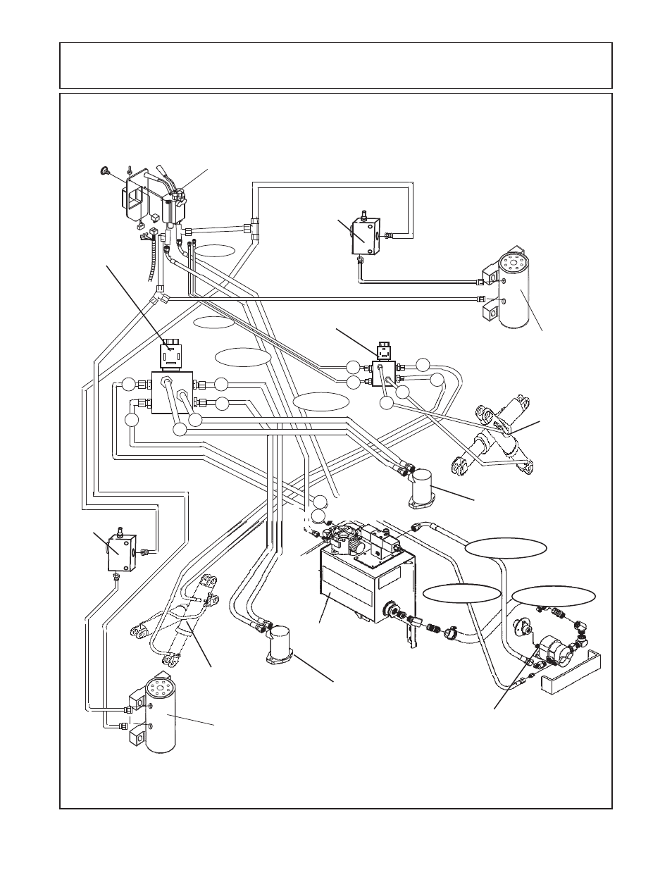 Hydraulic schematic dual rh & lh wing, Mount kit component identification | Alamo JD-5225 User Manual | Page 99 / 104