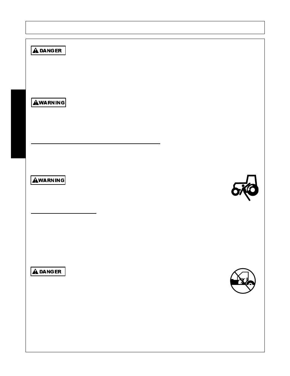 Getting on and off the tractor, 1 boarding the tractor, Getting on and off the tractor -8 | Boarding the tractor -8, Operation, Opera t ion | Alamo RX72  EN User Manual | Page 104 / 166