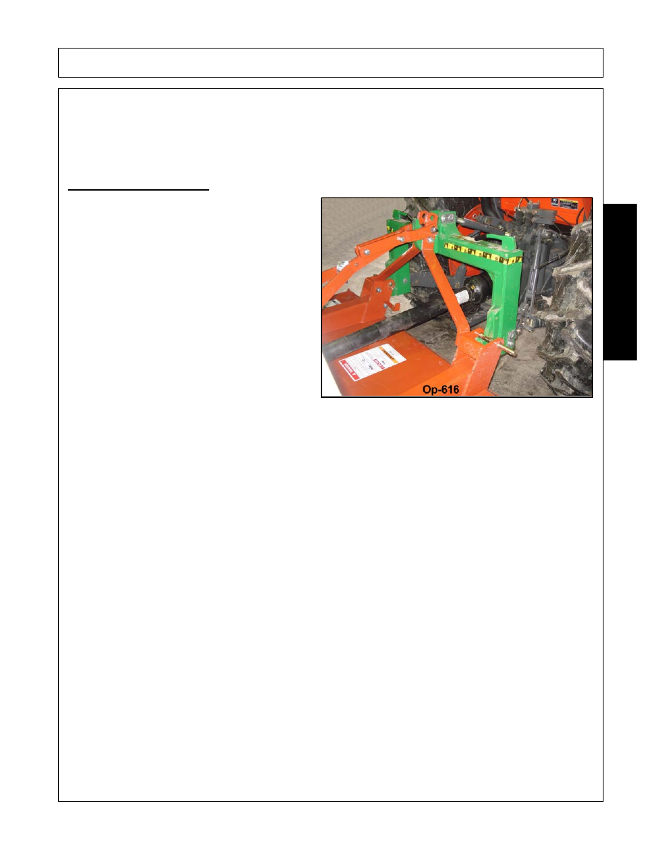 2 3-point quick hitch, Point quick hitch -11, Operation | Opera t ion | Alamo RX72  EN User Manual | Page 107 / 166