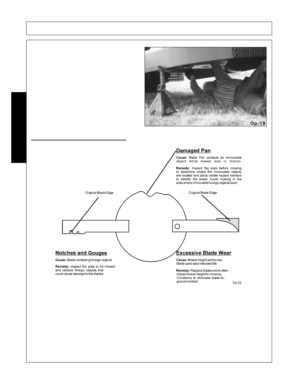 3 cutting component inspection, Cutting component inspection -26, Operation | Opera t ion | Alamo RX72  EN User Manual | Page 122 / 166