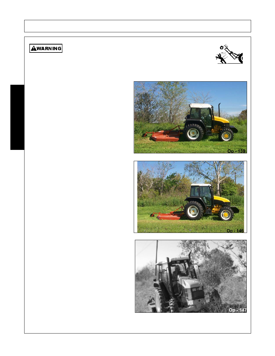 Operation, Opera t ion | Alamo RX72  EN User Manual | Page 134 / 166