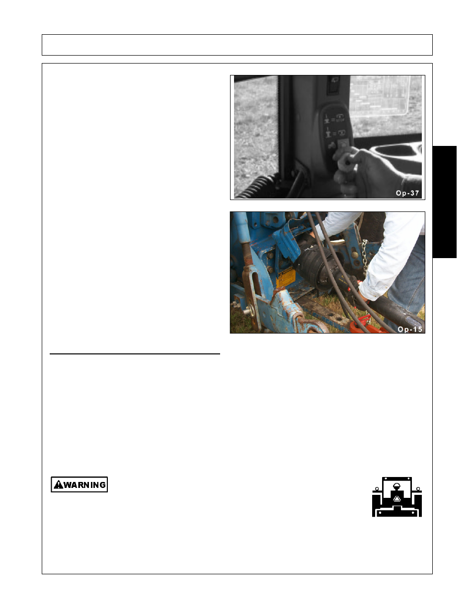 1 transporting on public roadways, Transporting on public roadways -43, Operation | Opera t ion | Alamo RX72  EN User Manual | Page 139 / 166