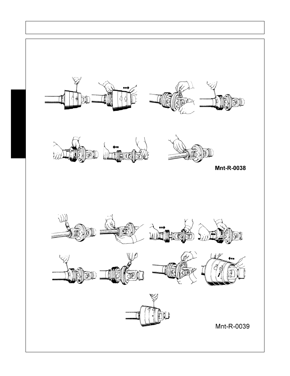 Main cv driveline safety shield, Main cv driveline safety shield -8, Maintenance | Alamo RX72  EN User Manual | Page 152 / 166