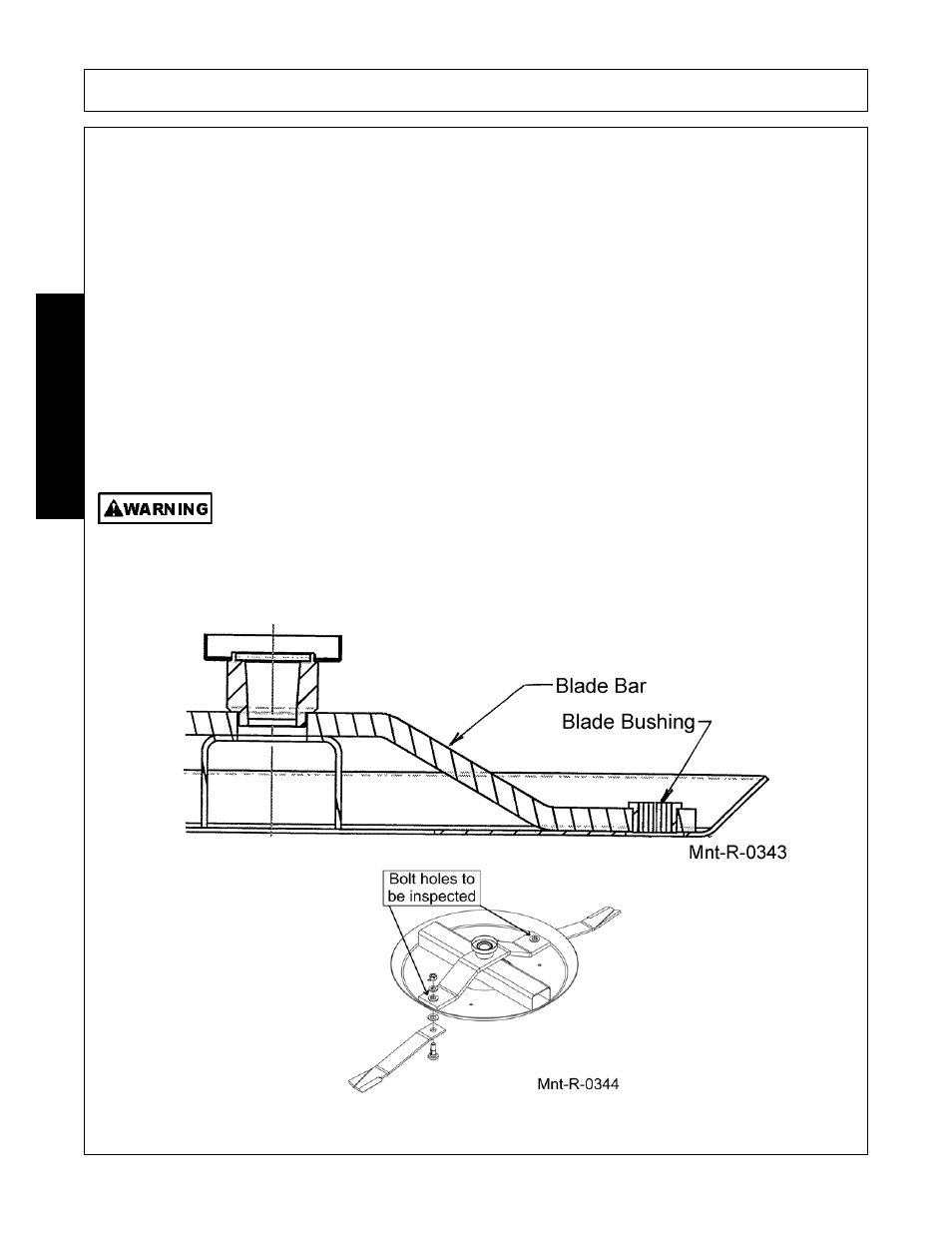 Blade carrier removal, Blade carrier inspection, Maintenance | Alamo RX72  EN User Manual | Page 154 / 166