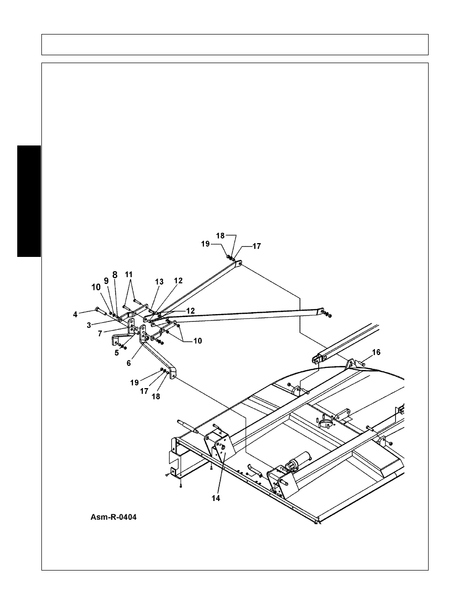 A-frame installation (model rx60-rx72, A-frame installation (model rx60-rx72 -6, Assembly | Assembl y | Alamo RX72  EN User Manual | Page 88 / 166