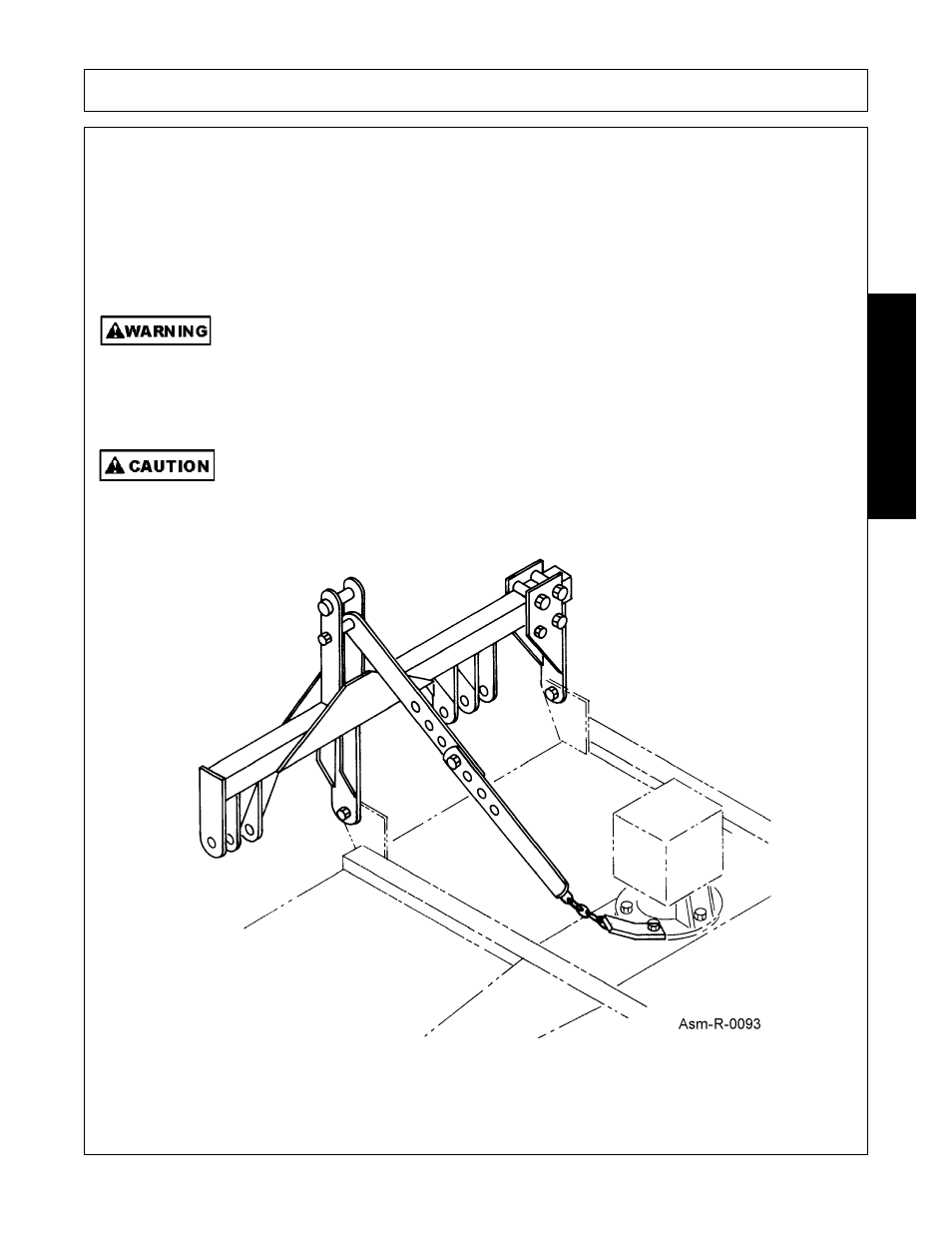 Offset adapter hitch (extra equipment), Offset adapter hitch (extra equipment) -13, Assembly | Assembl y | Alamo RX72  EN User Manual | Page 95 / 166