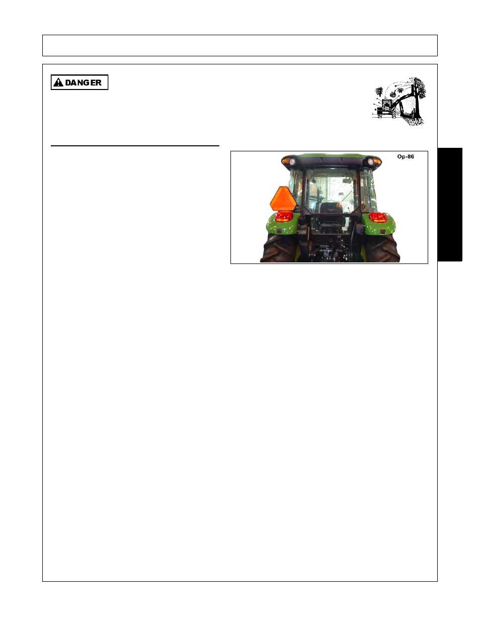 3 tractor lighting and smv emblem, Operation, Opera t ion | Alamo MACHETE FC-0002 User Manual | Page 103 / 174