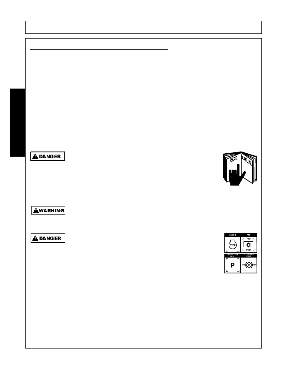 Driving the tractor and implement, Operation, Opera t ion | Alamo MACHETE FC-0002 User Manual | Page 128 / 174