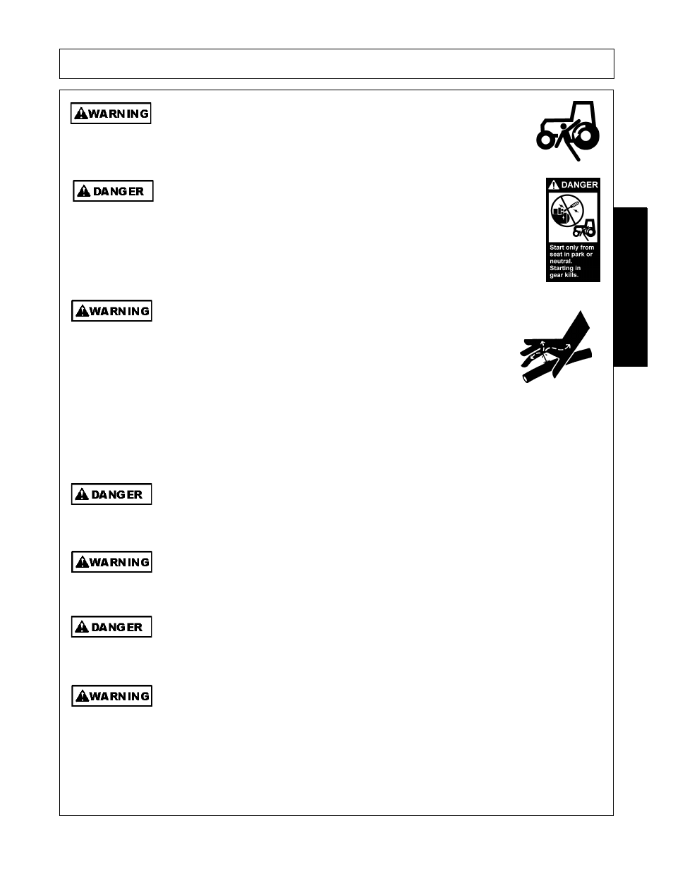 Safety | Alamo MACHETE FC-0002 User Manual | Page 15 / 174