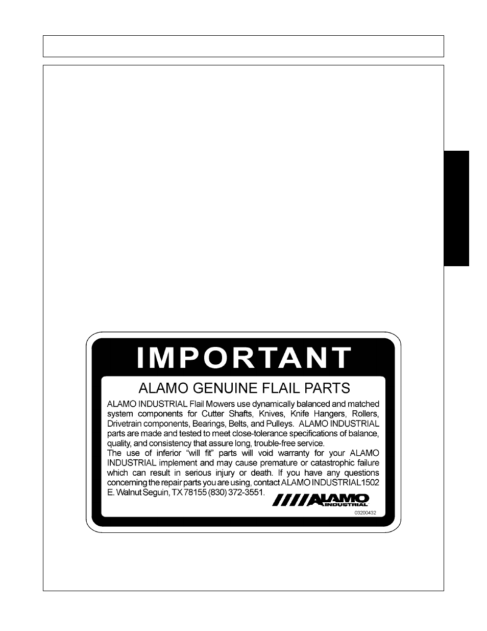 Maintenance | Alamo MACHETE FC-0002 User Manual | Page 155 / 174