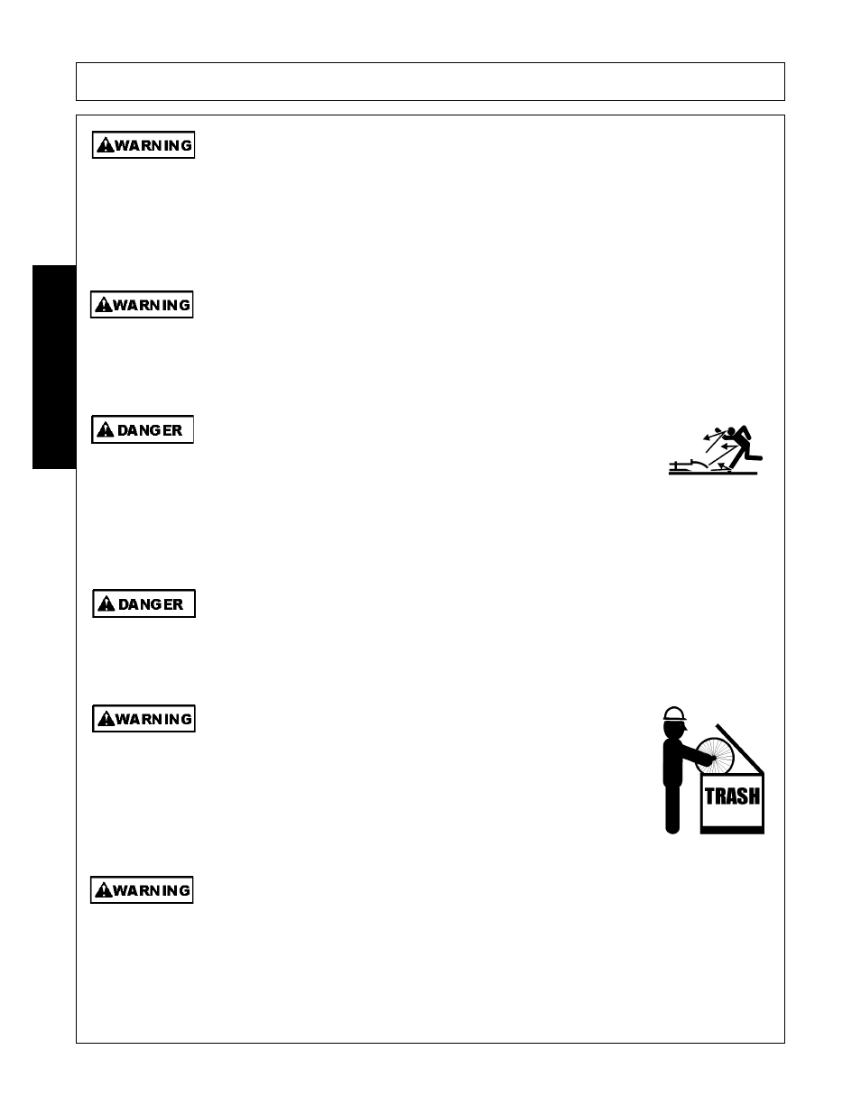 Safety | Alamo MACHETE FC-0002 User Manual | Page 16 / 174