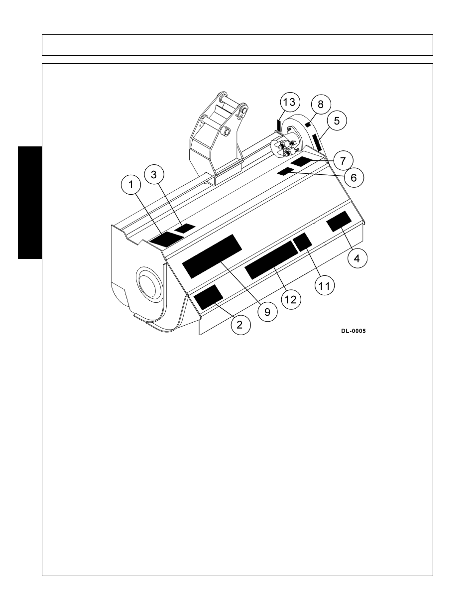 002369 1 danger multi-hazard, 02967668 1 danger cutting blades/thrown objects, 02965141 1 danger boom flails | 00725739 1 warning use/repair shields & guards, 00758194 1 warning pinch points, 02925100 1 important genuine replacement parts, 000108 1 instruct flail operate, 000678 1 instruct grease fitting, 00757139 1 logo alamo, 02970885 1 width 60 | Alamo MACHETE FC-0002 User Manual | Page 28 / 174