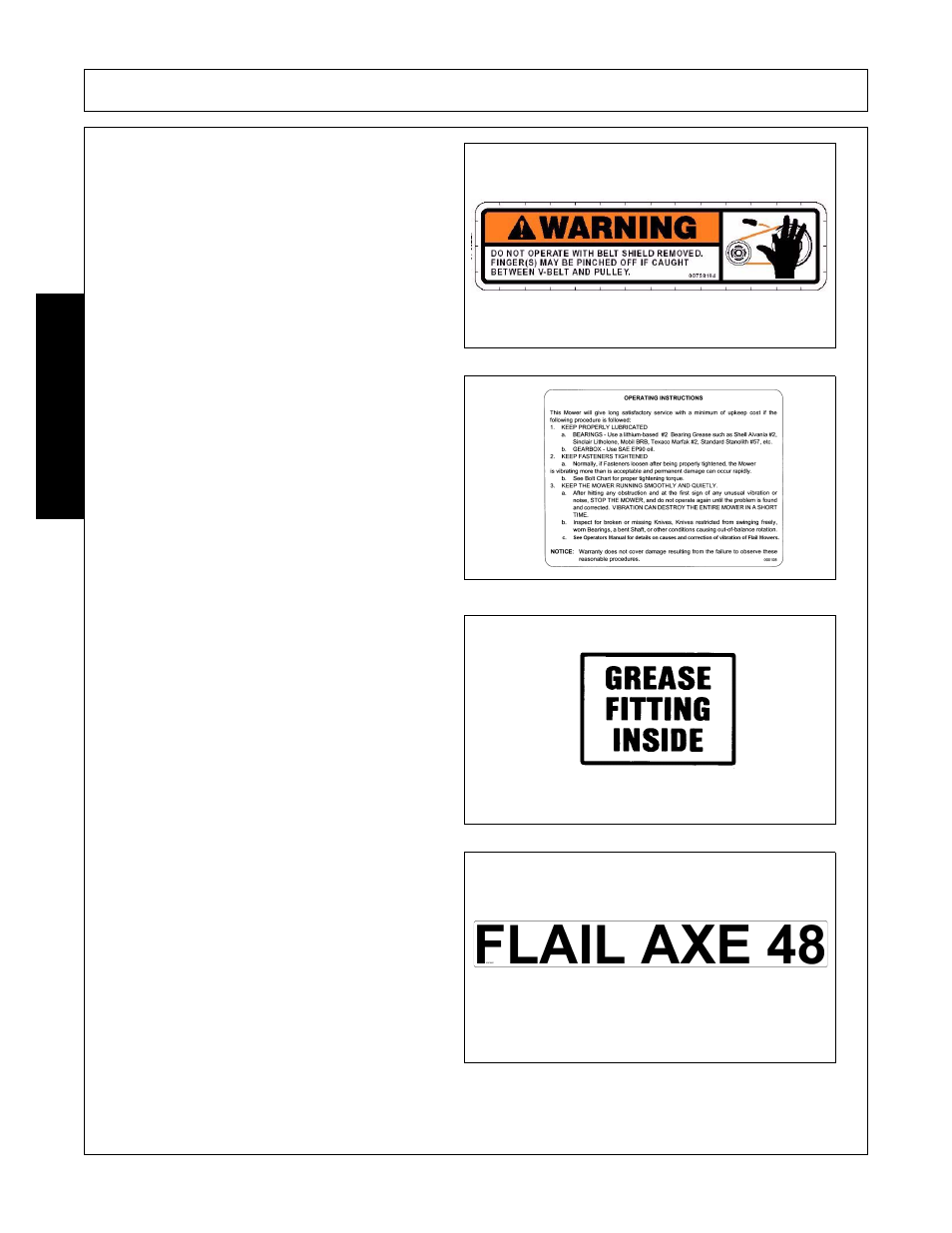 Safety | Alamo MACHETE FC-0002 User Manual | Page 42 / 174