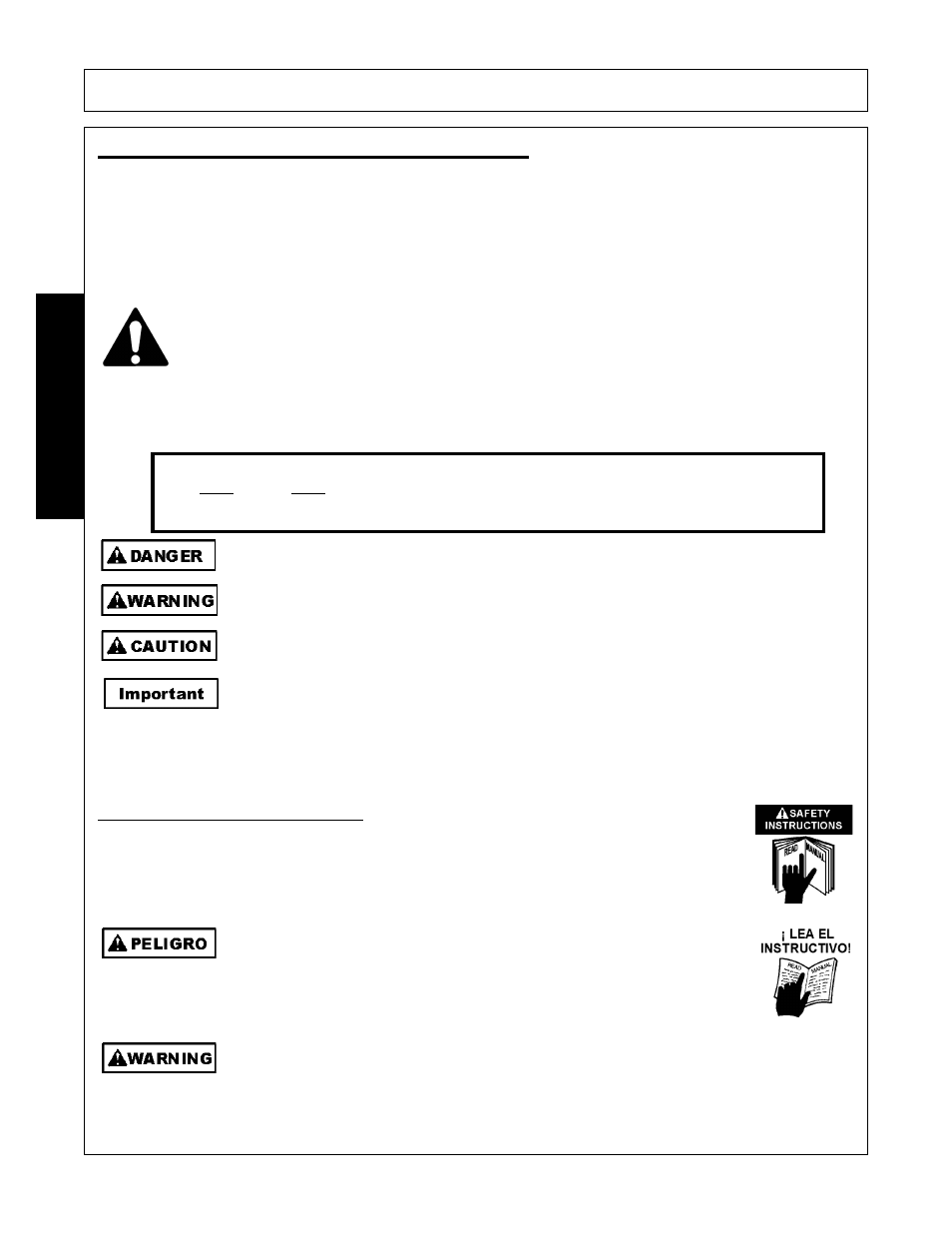 General safety instructions and practices, Safety | Alamo MACHETE FC-0002 User Manual | Page 8 / 174