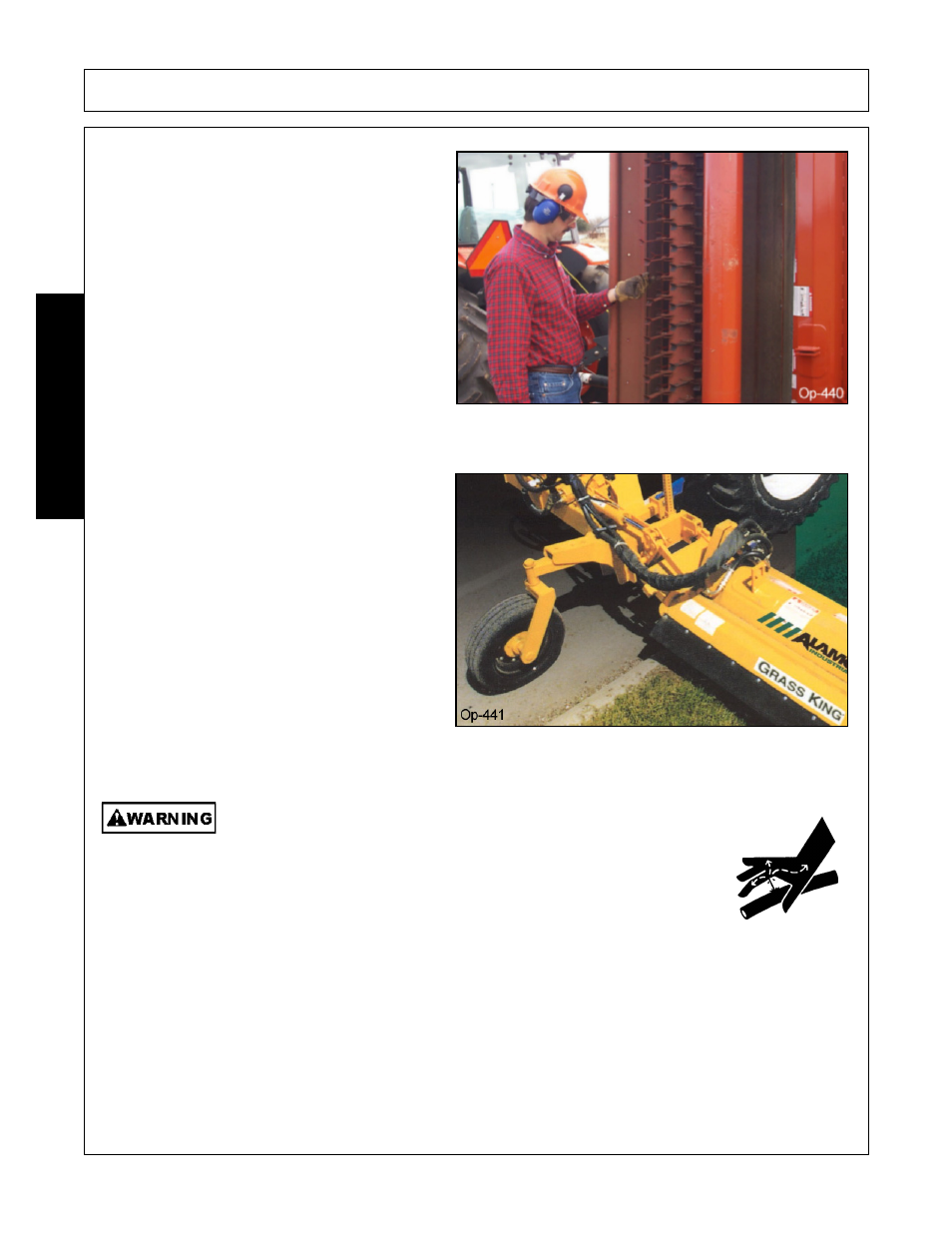 Operation, Opera t ion | Alamo none User Manual | Page 106 / 150