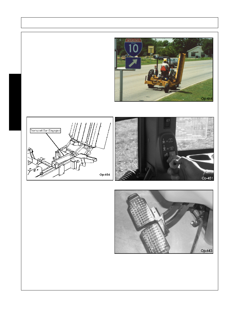 Operation, Opera t ion | Alamo none User Manual | Page 124 / 150