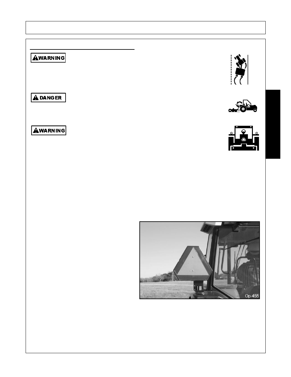 1 transporting on public roadways, Transporting on public roadways -39, Operation | Opera t ion | Alamo none User Manual | Page 125 / 150