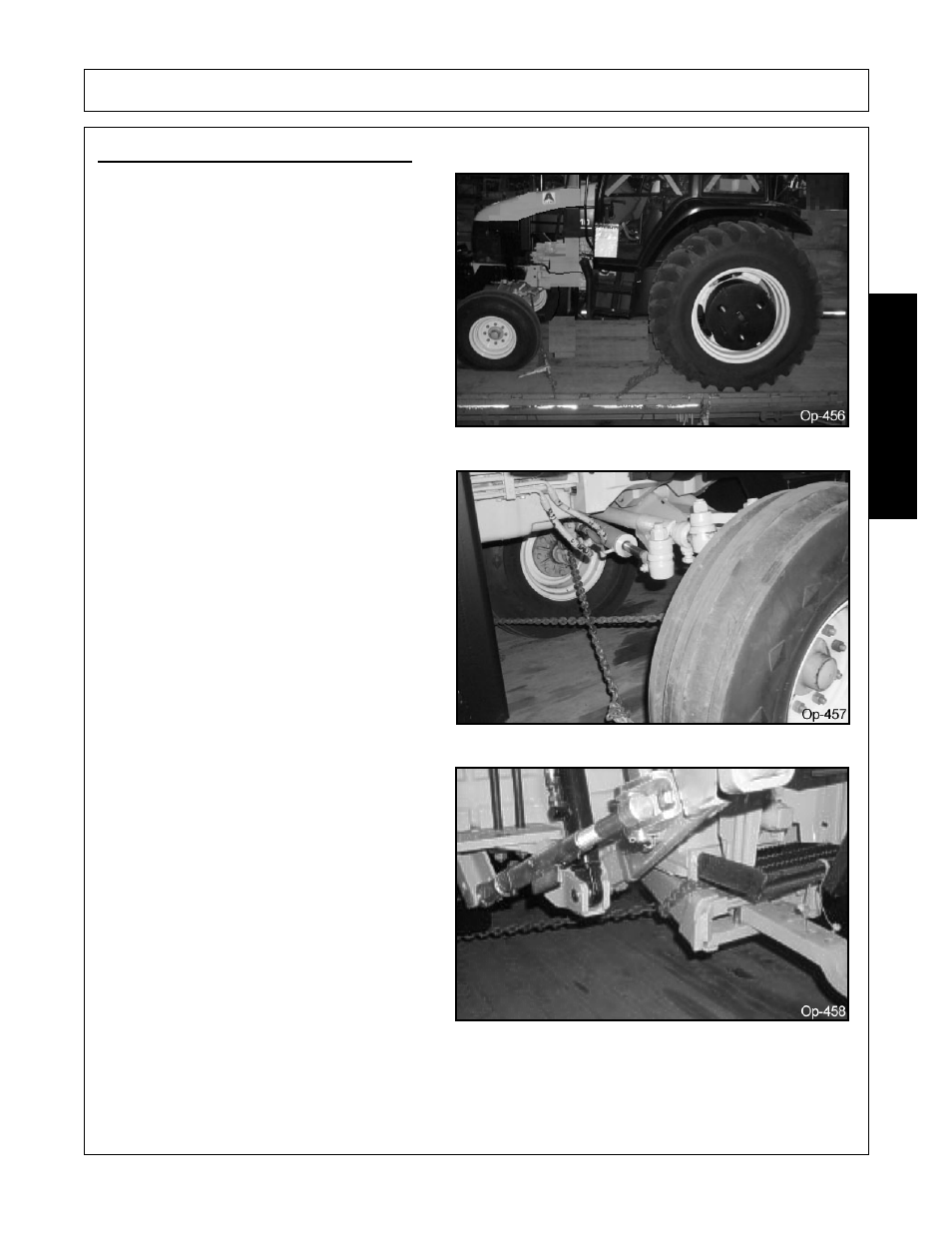 2 hauling the tractor and mower, Hauling the tractor and mower -41, Operation | Opera t ion | Alamo none User Manual | Page 127 / 150