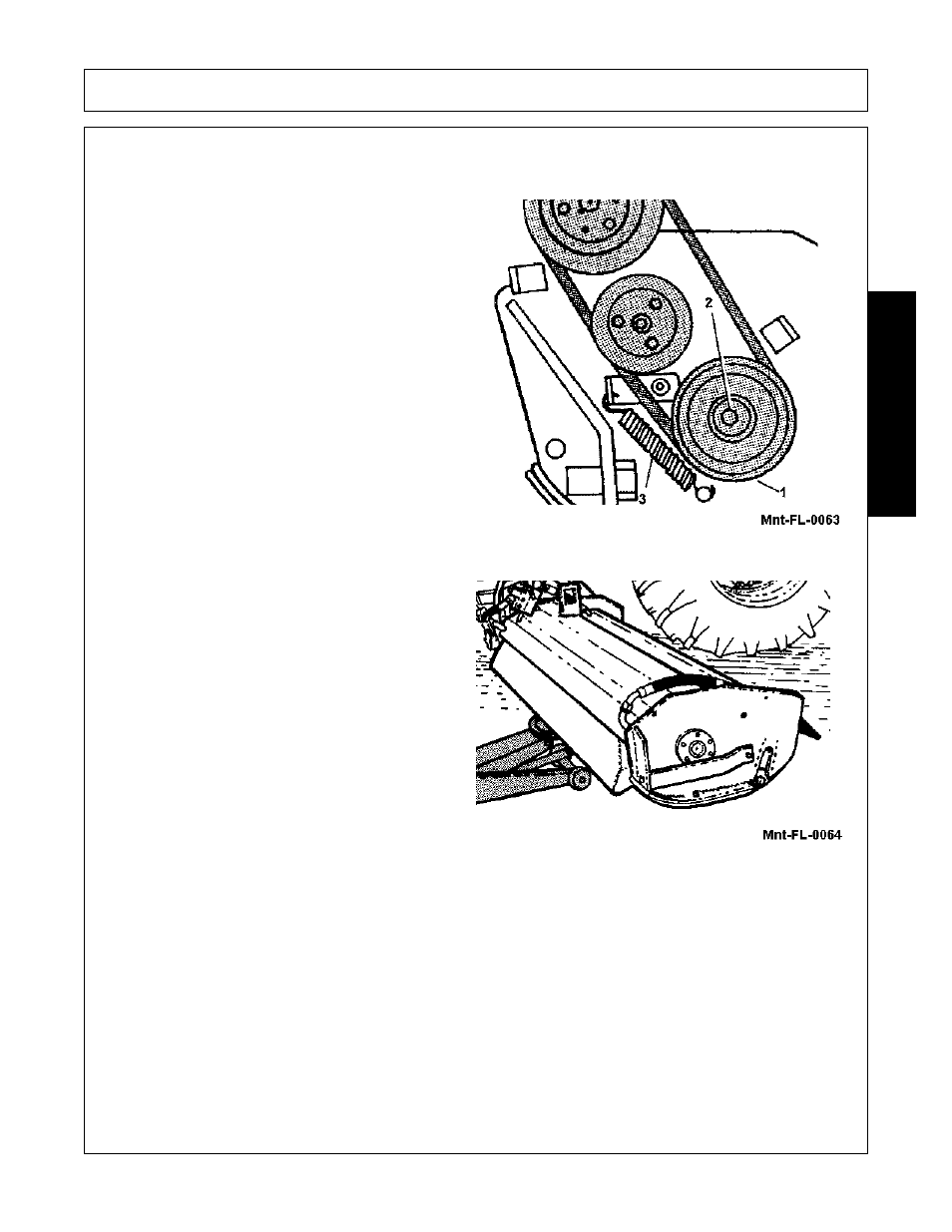 Replacing cutter unit drive belts, Place unit on ground or support securely, Remove belt guard | Remove idler arm spring, Reinstall idler arm spring and belt guard, Adjusting cutting height, Maintenance | Alamo none User Manual | Page 133 / 150