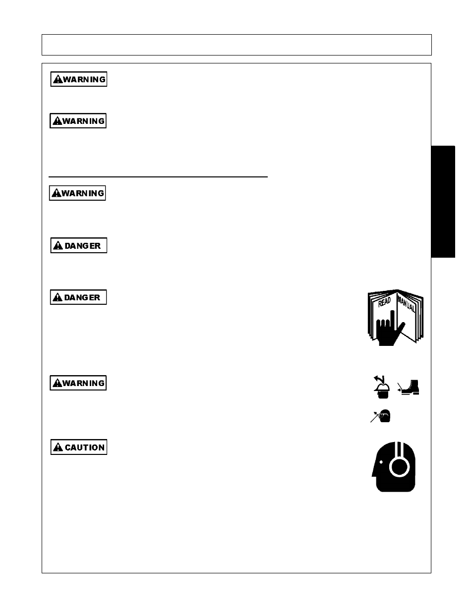 Operator safety instructions and practices, Operator safety instructions and practices -3, Safety | Alamo none User Manual | Page 9 / 150