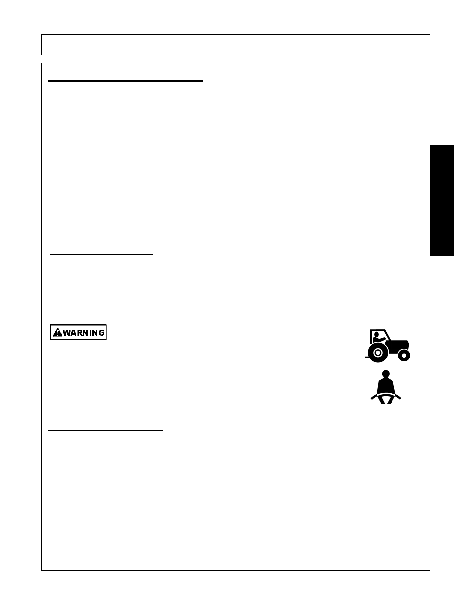 Tractor requirements, Tractor requirements and capabilities, 1 rops and seat belt | 2 tractor safety devices, Operation, Opera t ion | Alamo none User Manual | Page 91 / 150