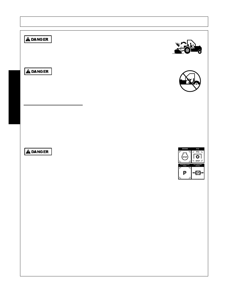 2 dismounting the tractor, Dismounting the tractor -8, Operation | Opera t ion | Alamo none User Manual | Page 94 / 150