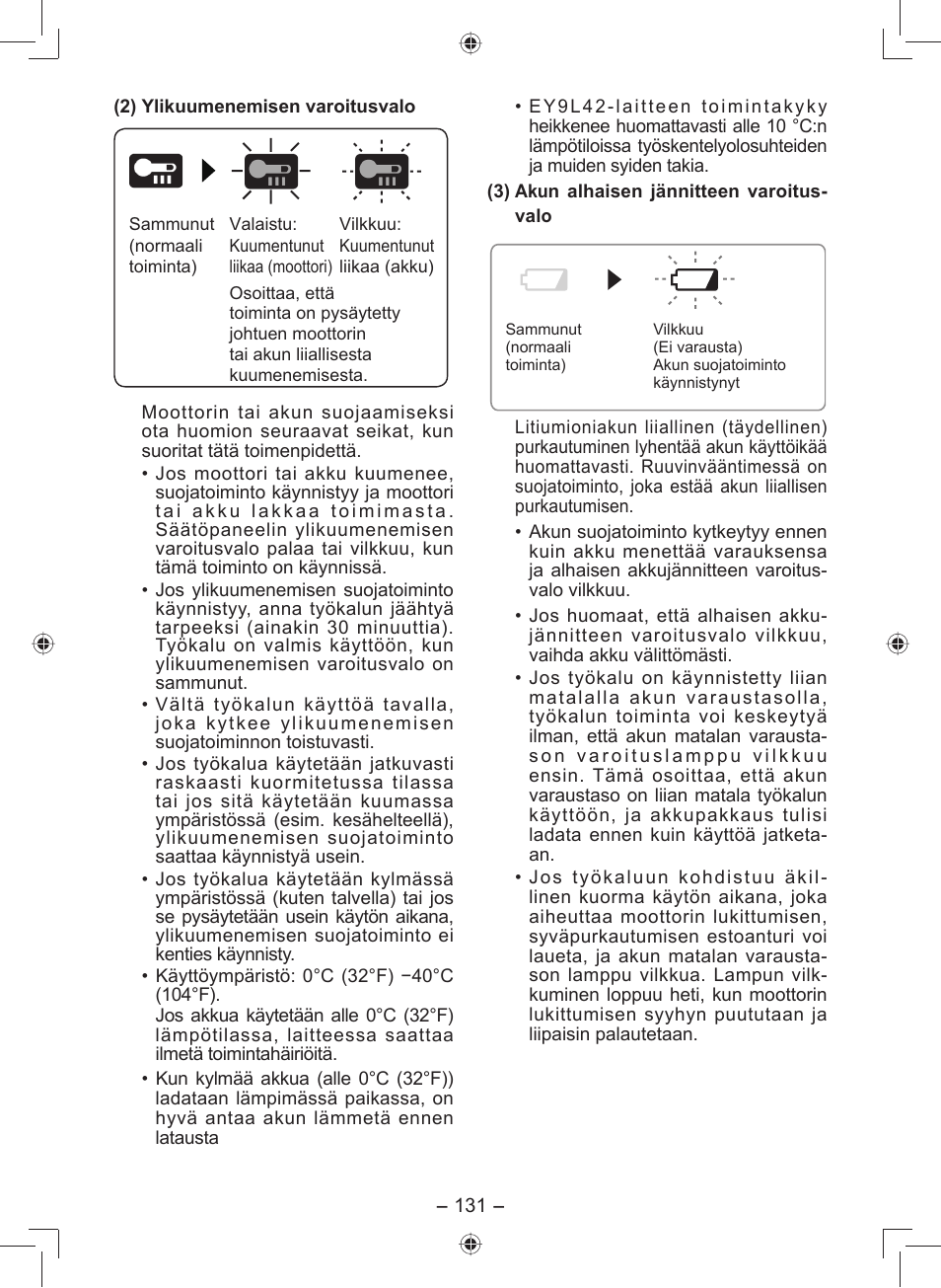 Panasonic EY7549 User Manual | Page 131 / 140