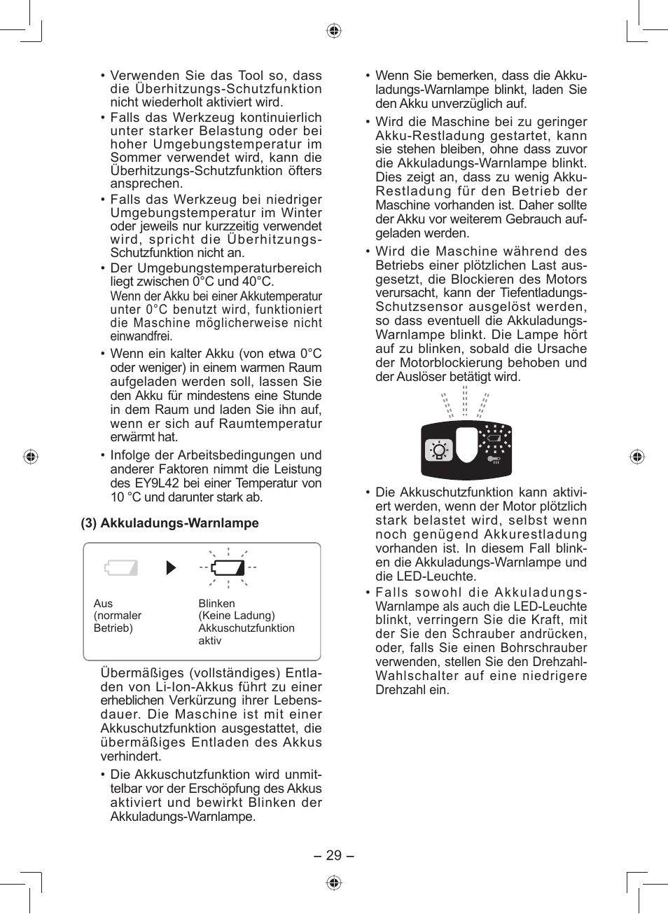 Panasonic EY7549 User Manual | Page 29 / 140