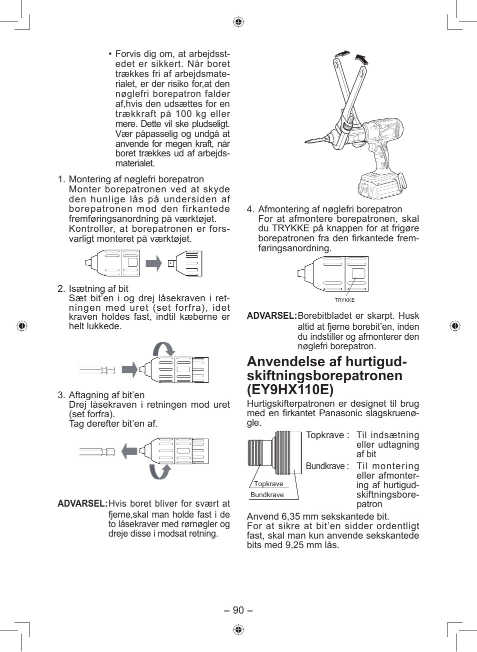 Panasonic EY7549 User Manual | Page 90 / 140