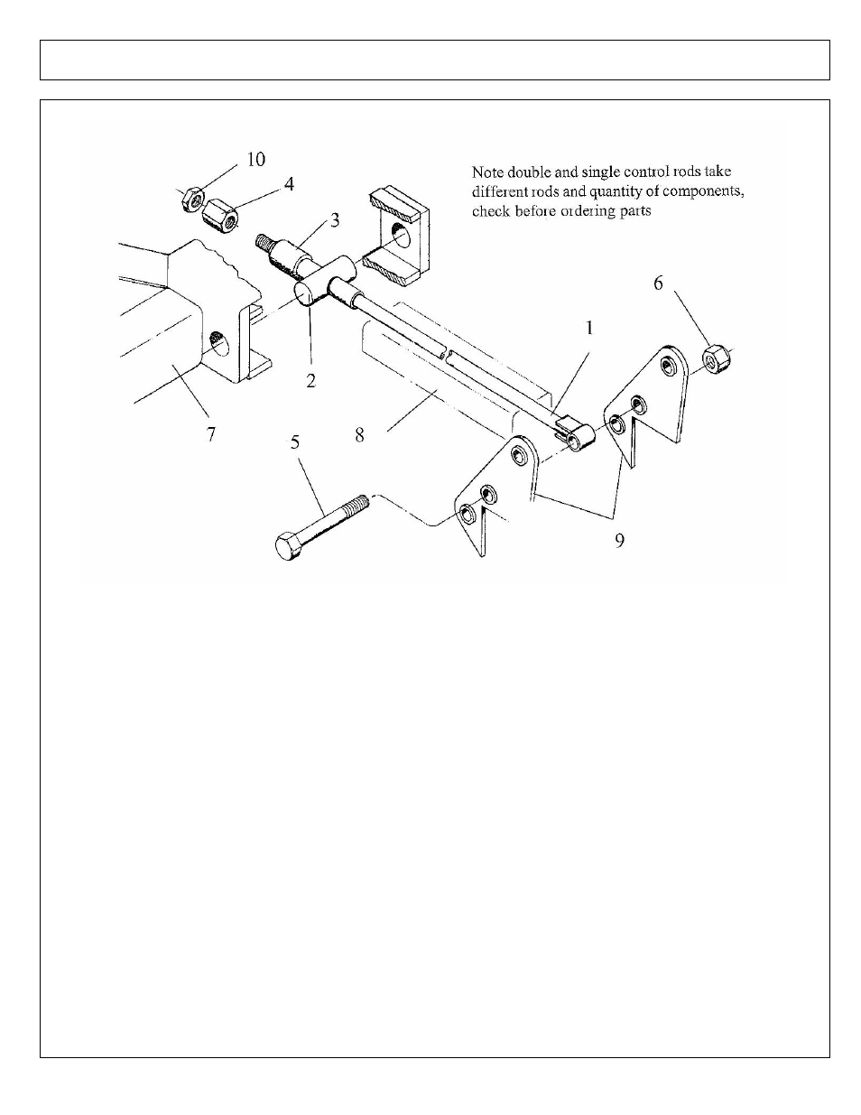 Control rod - tongue & axle level lift | Alamo 00756179P User Manual | Page 31 / 70