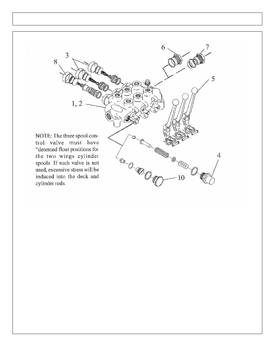 Hyd control valve - 3 spool - open & closed center | Alamo 00756179P User Manual | Page 35 / 70