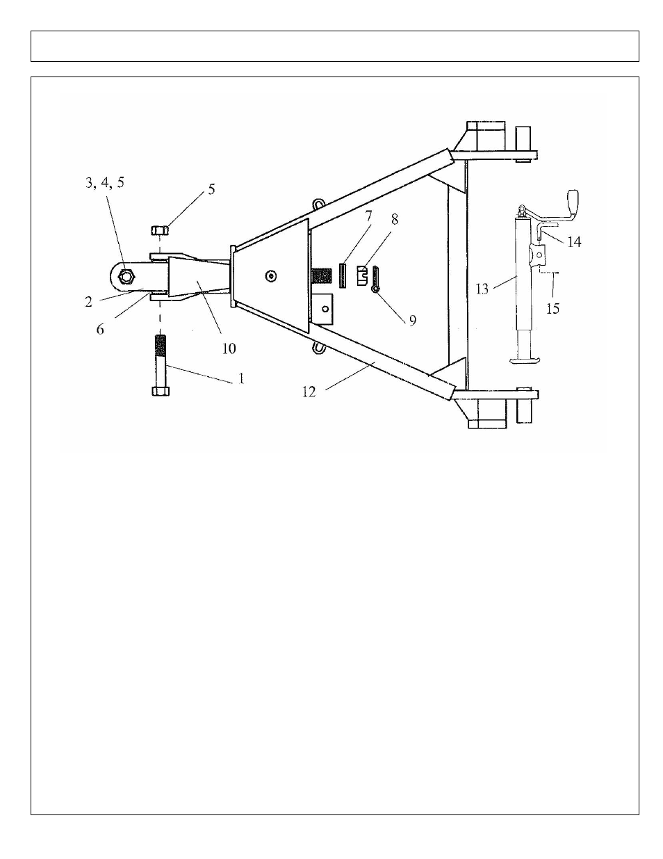 Tongue asy & parking jack - (swivel option) | Alamo 00756179P User Manual | Page 61 / 70