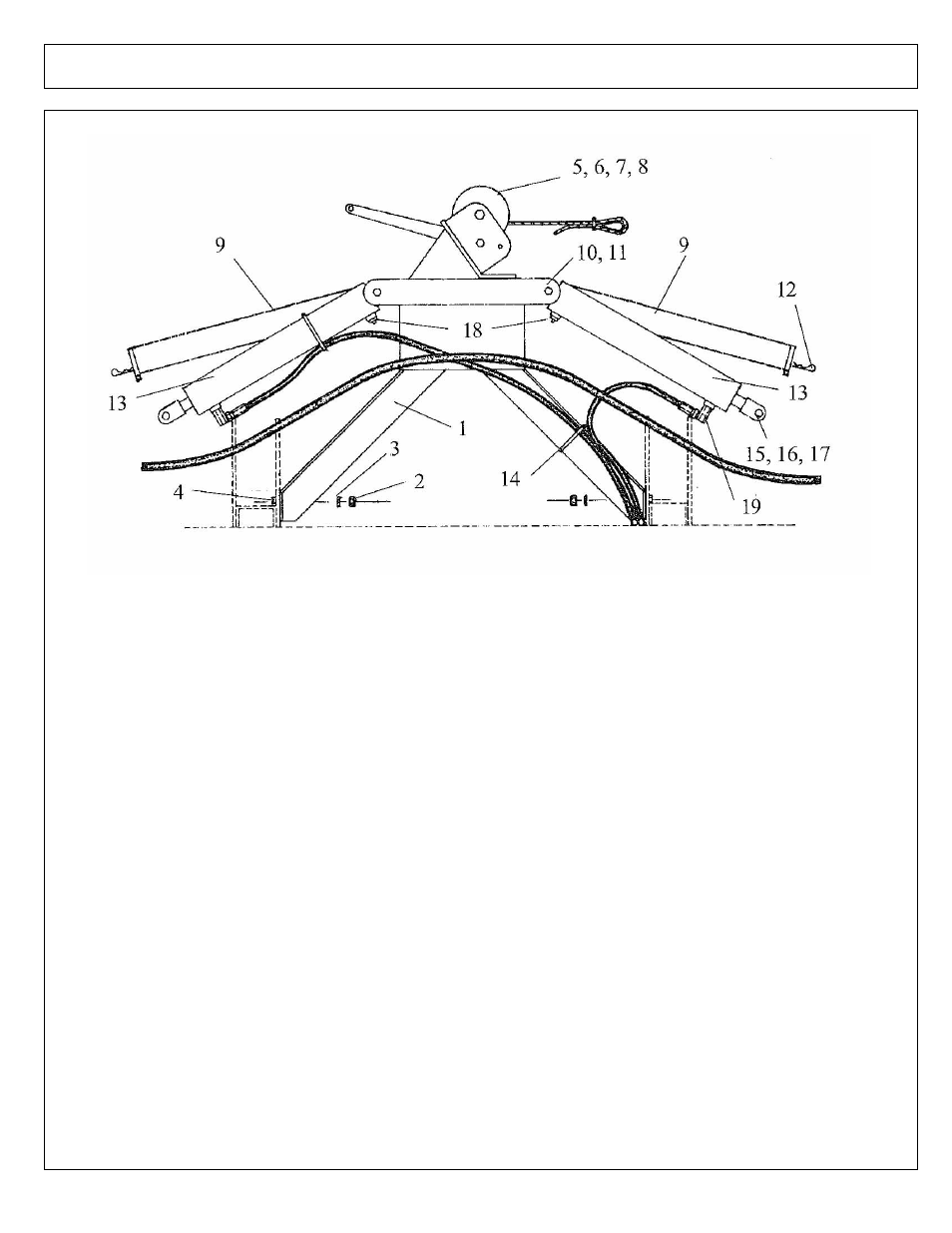 Winch & cyl. support stand | Alamo 00756179P User Manual | Page 63 / 70