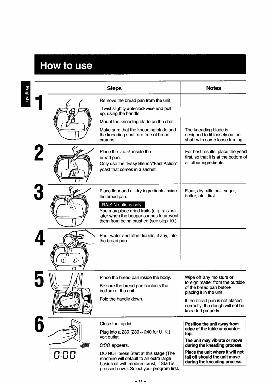How to use, How to use -16, U'u u | Panasonic SD251 User Manual | Page 12 / 64