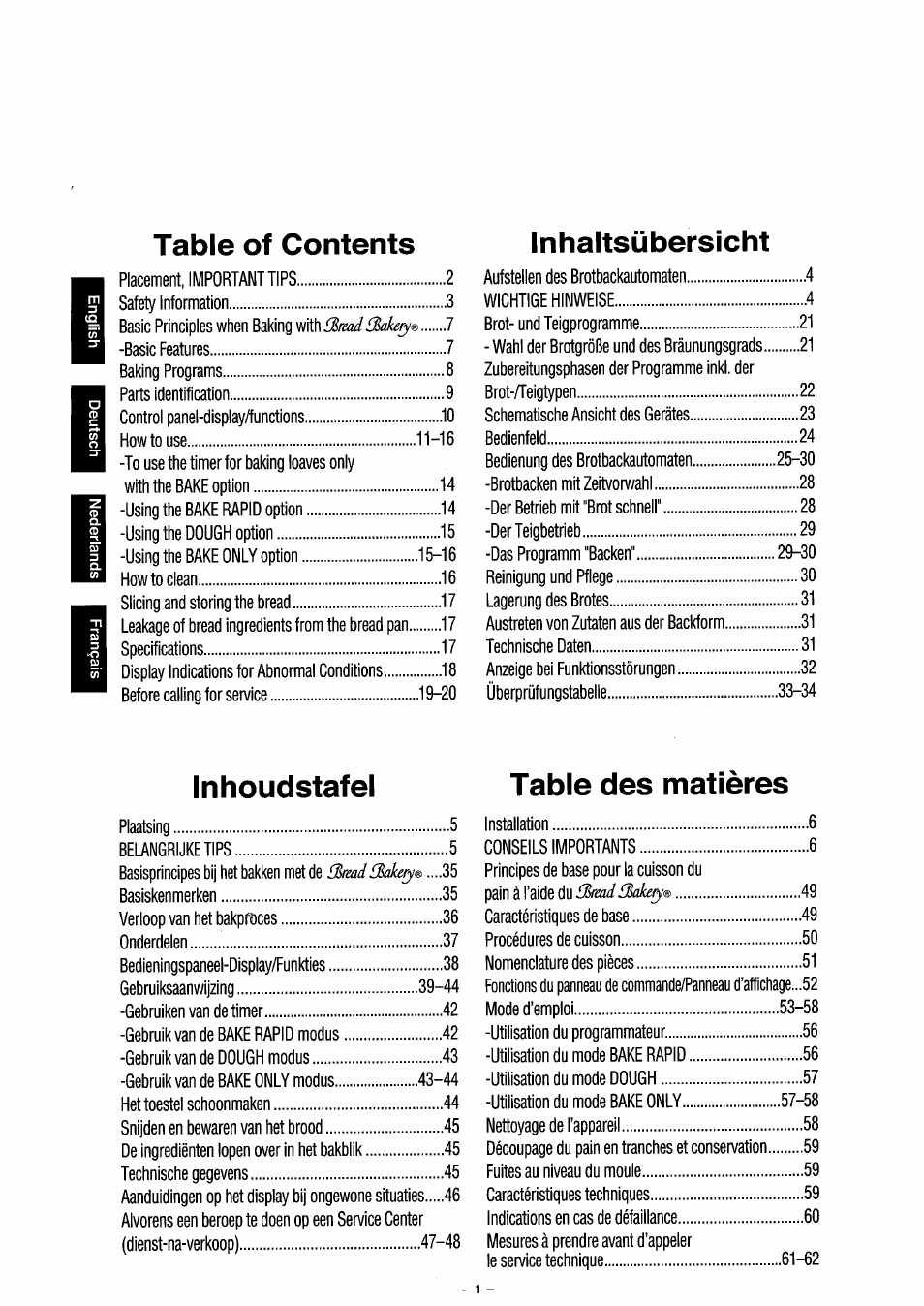 Panasonic SD251 User Manual | Page 2 / 64