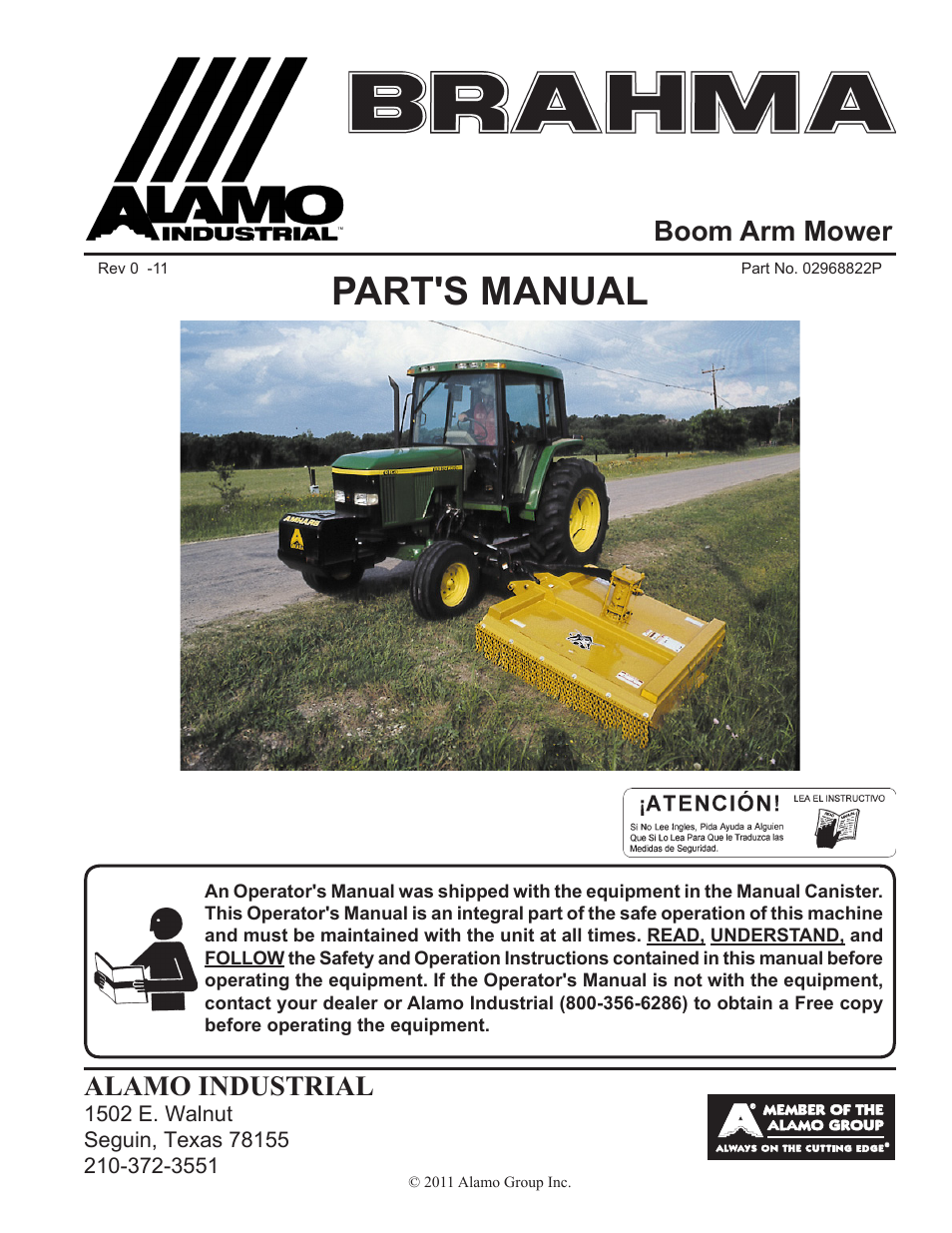 Alamo Lawn Mower User Manual | 70 pages
