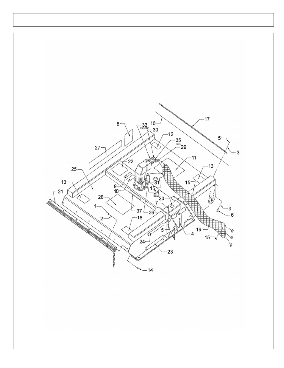 Rotary head asy (new style) | Alamo Lawn Mower User Manual | Page 54 / 70