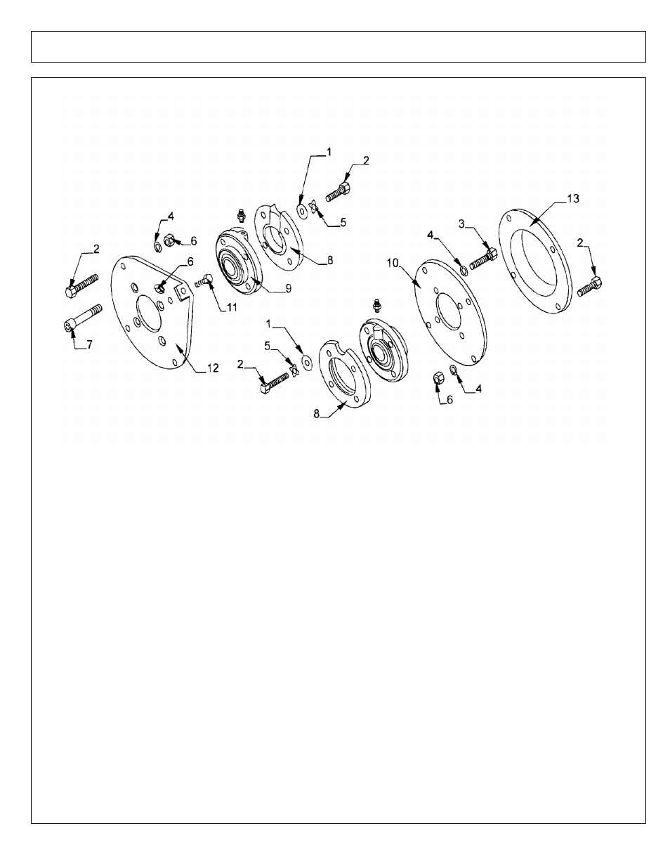 Bearing asy - 1500 flail head | Alamo Lawn Mower User Manual | Page 8 / 70